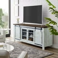 thumbnail image 7 of Modway Bennington 71" Rustic Sliding Door TV Stand in White, 7 of 7