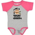 thumbnail image 3 of Inktastic Monkey I Love Hanging out with My Grandpa Boys or Girls Baby Bodysuit, 3 of 5