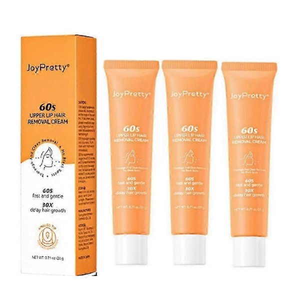 3pcs Joypretty Hair Removal Creams Hair Wax Skin Care Facial Hair Removal Cream