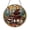 Acrylic 3.5 Inch, variant on Stained Glass Style Piano Suncatcher, Music Theme Window Art Panel, Decorative Hanging Ornament