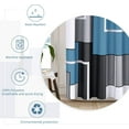 thumbnail image 6 of Shower Curtains for Bathroom Shower Curtains Set Modern Geometric Standard Bathroom Curtains Shower Curtain Polyester Heavy Duty for Hotels Bathtubs, 36x72 Misty Blue, 6 of 6