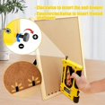 thumbnail image 2 of Nail Stapler for Woodworking Furniture Heavy Duty Construction Picture Frame Staple Metal Hand Tool Nailing Equipment, 2 of 5