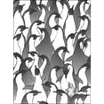 thumbnail image 2 of Swinford, Charles 19x24 Black Ornate Wood Framed with Double Matting Museum Art Print Titled - Penguin Family I, 2 of 4