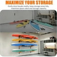thumbnail image 7 of UOKRR Kayak Storage Rack Wall Mounted Heavy Duty Adjustable for Indoor Outdoor Storage, 7 of 7