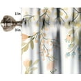 thumbnail image 3 of Drop Leaf Valance Kitchen Curtains Blackout Vintage Boho Floral Natural Botanicals Rod Pocket Window Treatment for Kids Bedroom Bathroom Home Decor Window Drapes 54x18inch, 3 of 6