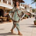 thumbnail image 5 of DISNIMO Tie Dye Print Women's Plus Size Kaftan Dress Swimsuit Coverup V-Neck Batwing Sleeve Caftan Dresses Lightweight Loose Swimwear Coverups for Party Pool Beach, 5 of 7