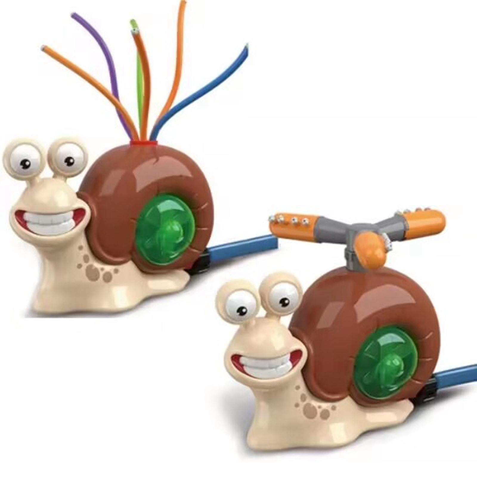 LeeQinersw Snails Sprinklers Outdoor Toy Summer Backyard Toy, Cartoon Games, Water Sprayer, Water Pressure Lift Toy for Garden, Lawn, Backyard, 3 Years and up tube sprayer