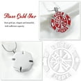 thumbnail image 3 of Memorial Jewelry Firefighter Fire Dept Round Cremation Pendant Cremation Jewelry for Ashes, 3 of 7