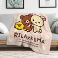 thumbnail image 6 of Cute Rilakkuma Blanket for Kids Flannel Throw Blanket Rilakkuma Merch for Boys Grils, 6 of 7