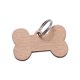 thumbnail image 1 of Placa de identificación para perro sin terminar, personalizada, para mascotas, para pintar y prevenir Hueso 4x25x02cm, 1 of 9