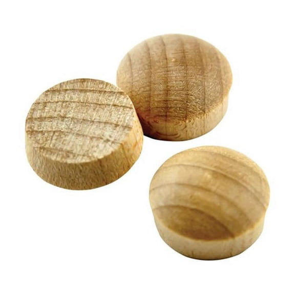 Wolfcraft 3956405 Round Hardwood Head Plug, 3/8"