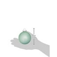 thumbnail image 6 of Kurt Adler 80MM Matte Silver, Sage Green and Ivory Glass Ball Ornaments, 6 Piece Box, 6 of 6
