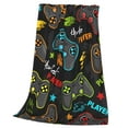 thumbnail image 3 of Bingfone Play Game3 Print Flannel Fleece Blanket Throw Blanket For Bed,Sofa,Couch,Travel,Camping(60"X50"), 3 of 9