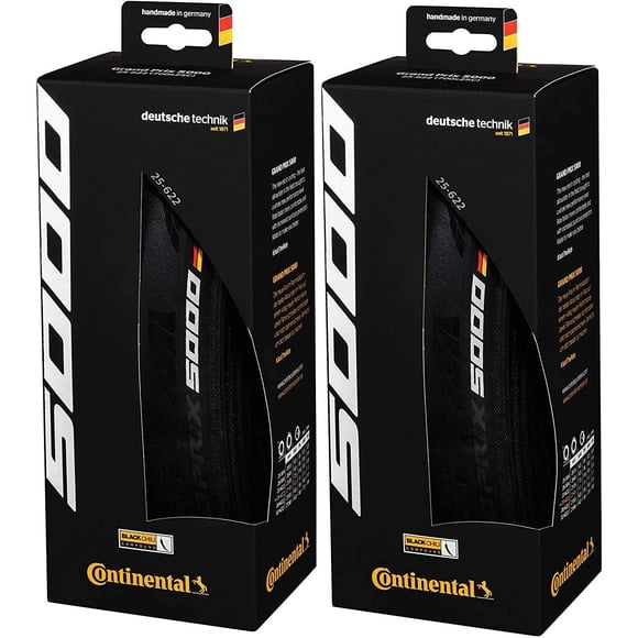 Neumático Continental Grand Prix 5000 700x28c negro-BW + Black Chili