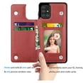 thumbnail image 3 of Cases for Galaxy A51 5G / Galaxy A52 5G, Njjex Leather Flip Wallet Card Holder Case Cover for Samsung Galaxy A51 5G / Galaxy 52 5G 2021, Wine Red, 3 of 11