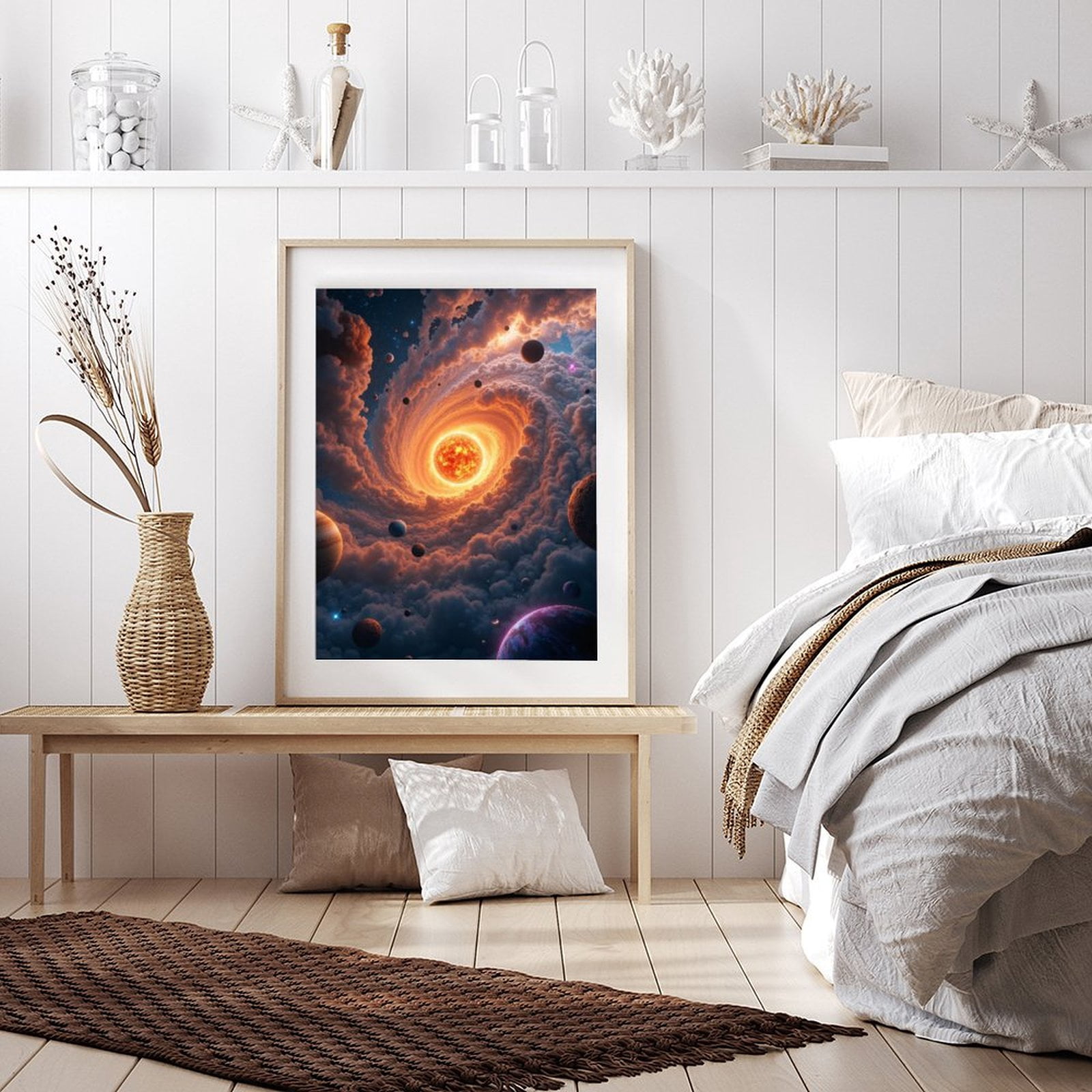 Diamond Art Kits for Adults - 5d Swirling Cosmic Nebula Planets Stars Diamond Painting for Adults, Diamond Art for Adults Beginners, Diamond Painting Kits for Adults for Home Wall Decor
