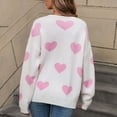thumbnail image 5 of Xunlbb Sweaters for Women, Plus Size Tops for Women, Women's Round- Neck Printing Recreational Pullover Knitting Sweater Sleeve Tops S-XL Gifts for Her, 5 of 9