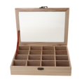 thumbnail image 2 of Caja de Almacenamiento de Bricolaje Jinwen Joyero de madera 16 Ranuras, 2 of 7