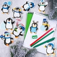 thumbnail image 3 of Sticky Notes Xqumoi, paquete de 30 diseños de pingüinos de invierno, 3 of 6