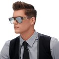 thumbnail image 6 of VERSACE VE4401 53416G Transparent Grey Pilot Men's 57 mm Sunglasses, 6 of 7