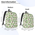 thumbnail image 2 of Vsdgher Christmas Trees Print Canvas Backpack Travel Rucksack Unisex Knapsack 15.7/17.7Inch Laptop Backpack for Work,College-Medium, 2 of 5