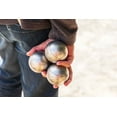 thumbnail image 2 of Wilson, Emily 24x17 White Modern Wood Framed Museum Art Print Titled - France-Haute-Vienne-Limoges Man playing boules in a park in Limoges, 2 of 4