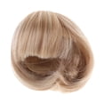 thumbnail image 1 of Peluca de muñeca de pelo corto, repuesto de alambre de alta temperatura, cabello de muñeca BJD hecho a mano para Marrón, 1 of 9