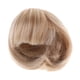 thumbnail image 1 of Cabello corto para muñeca 1/4, de seda resistente al calor, hecho a mano y decorativo. Marrón, 1 of 9