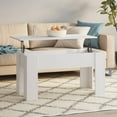 thumbnail image 1 of vidaXL Coffee Table White 101x49x52 cm Engineered Wood, 1 of 5