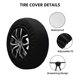 thumbnail image 2 of Fotbe Firework Funda de Llanta de Repuesto con Estampado, Engrosada, Ajuste Universal para Jeep, Remolque, RV, SUV, Camión-15 inch, 2 of 6