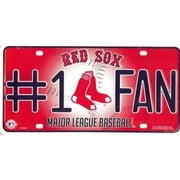 Boston Red Sox #1 Fan License Plate