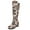 Paisley MF 370, variant on Women's Extra Wide Calf Knee High Boots True Wide Width Chunky Heeled Boot Comfortable Plus Size Tall Long Gogo Boots for Women.
