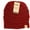 Red, variant on CC Solid Fuzzy Lined Beanie Hat