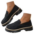 thumbnail image 3 of Wyzesi Espadrilles Rouges pour Femmes Plateforme Mode Féminine Couleur Unie Semelle Épaisse Chaussures Décontractées Confortables pour Filles Taille Espadrilles de Noël pour Femmes, 3 of 5