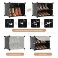 thumbnail image 4 of Zapatero ROJASOP, portátil, 8 niveles, 48 pares, organizador de zapatos, 4 of 7