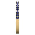 thumbnail image 4 of 0.57 ct Brilliant Round Cut Simulated Tanzanite 14k Yellow Gold Stackable Band SZ 10.5, 4 of 6