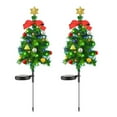 thumbnail image 1 of Árbol de Navidad solar Uanit 2024, árbol de Navidad con energía solar, árbol de Navidad con luces LED, árbol de Navidad para exteriores (2 unidades), 1 of 8