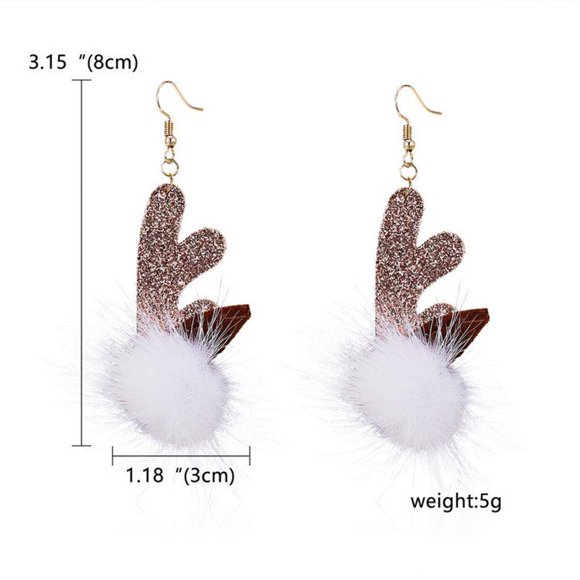 Xingzhi 1 Pair Women Cute Christmas Tree Earrings Girl Alloy Lovely Snowman Pendant Earrings New Year Ear Studs