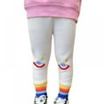 thumbnail image 3 of GYRATEDREAM 1-7T Girl Leggings Footless Tights Toddler Baby Thick Warm Skinny Stretchy Pant, 3 of 9