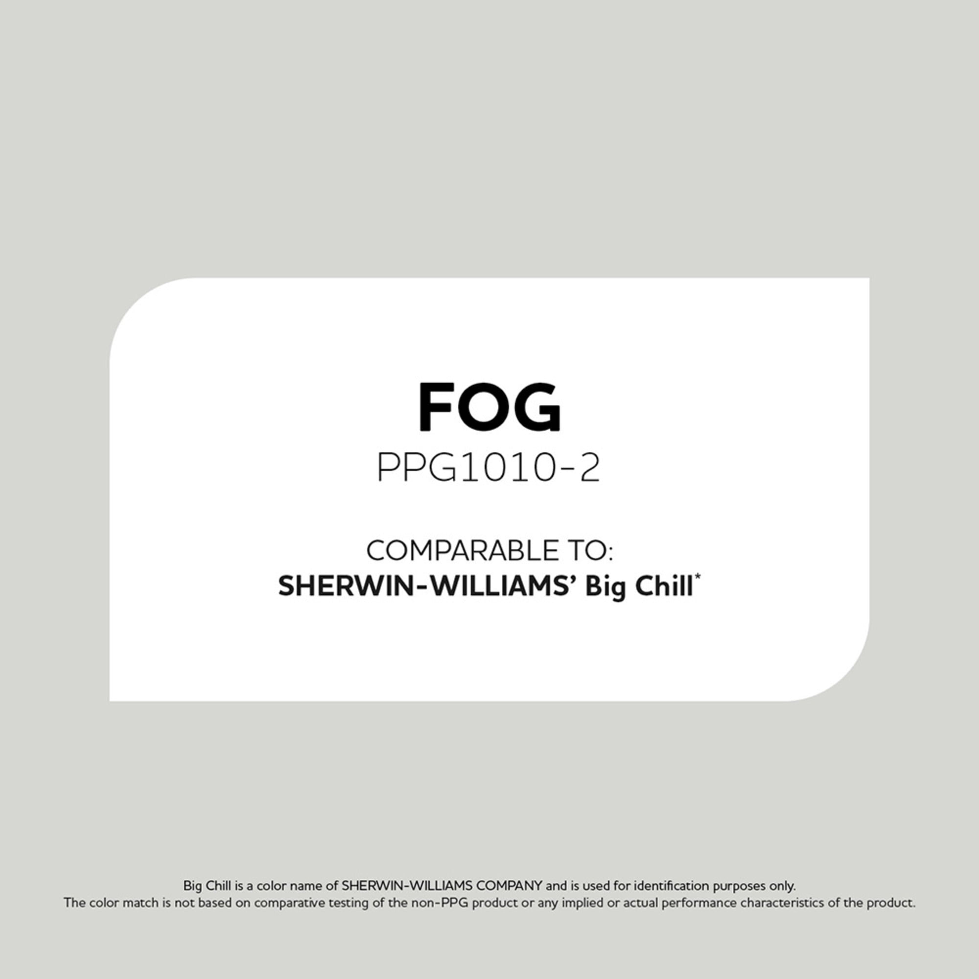 Glidden HEP Fog Interior Paint + Primer Eggshell , 1 Quart