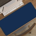 thumbnail image 4 of Leather Mouse Pad Large Computer Desk Pad Waterproof Student Writing Desk Pad, Silicone Meal Mat Flour Mat Student Drawing Simple And Anti, A_Dark Blue 1 Table Mat, By Meiiso, 4 of 5