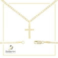 thumbnail image 7 of BEBERLINI Women Cross CZ Pendant Necklace Set 14K Gold Filled Cuban Chain Jewelry 20", 7 of 7