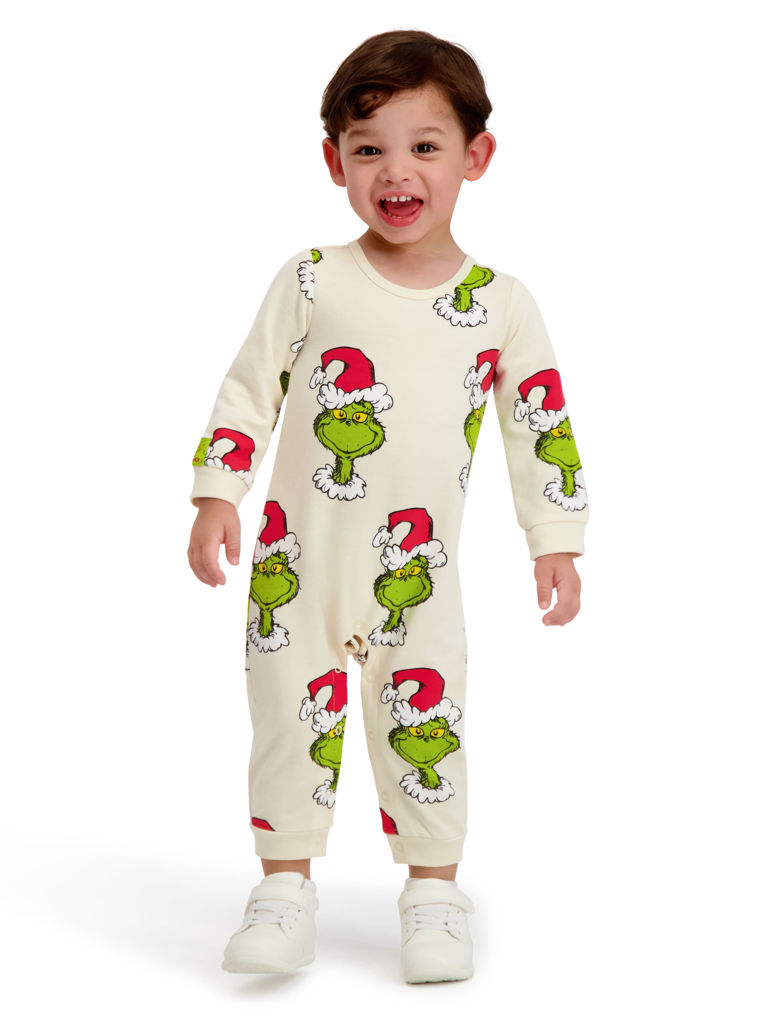 The Grinch Baby Unisex Printed Coverall, Sizes 0/3M-24M