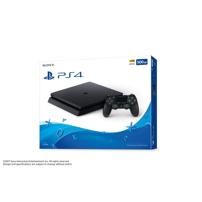 at fortsætte Ventilere moronic Sony PlayStation 4, 500GB Slim System, Black - Walmart.com