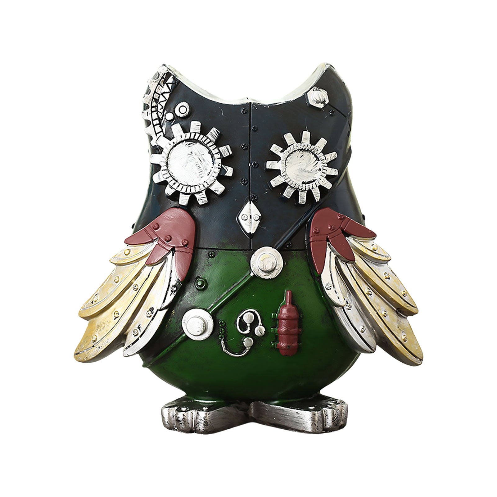 U-M Mini Owl Shape Piggy Bank Coin Money Box Multifunction Telephone Stents Kids Gifts Home Decorations blue Superiorâ€‚Quality and Creative 