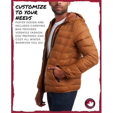 CANADA WEATHER GEAR Boys' Puffer Jacket - Water Resistant Winter Coat Sizes 8-20