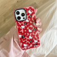 thumbnail image 1 of Funda Acrílica De Purpurina KT Cat Kitty CASETiFY Para IPhone 11 12 13 14 Pro Max A Prueba De Golpes 13 12, 1 of 4