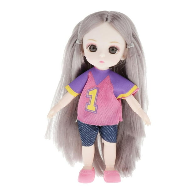 Juguete de de con Conjunto Completo de Ropa Peluca, Anime Girl Doll Playset, Cumpleaños para Su Y Novias re