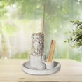 thumbnail image 1 of incienso de , incensario de escritorio, quemador de incienso 1 para decoración de sala de estar estilo granja. Blanco, 1 of 8