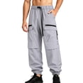 thumbnail image 2 of Luvior Men's Cargo Joggers Tapered Outdoor Hiking Athletic Workout Pants GY2 L, 2 of 3